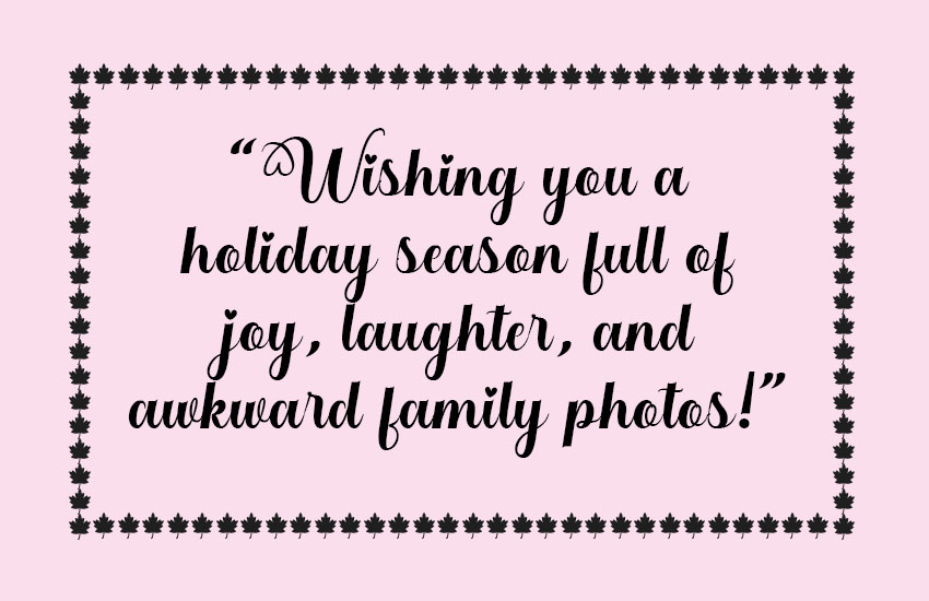 Funny Holiday Card Quotes