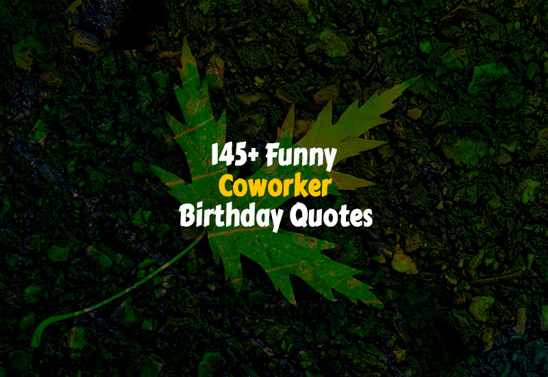 Funny Coworker Birthday Quotes