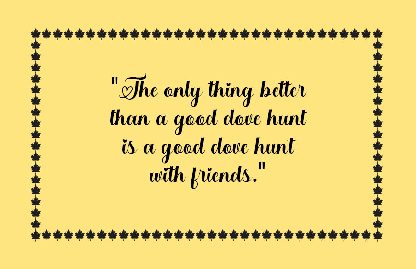 Funny Dove Hunting Quotes