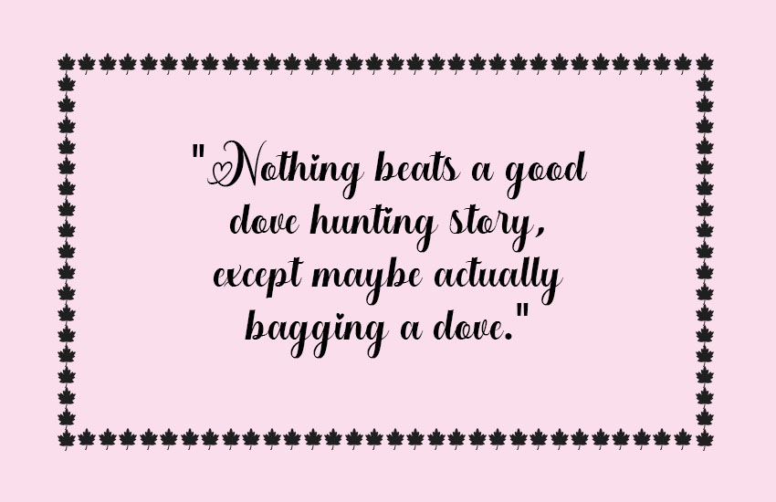 Funny Dove Hunting Quotes