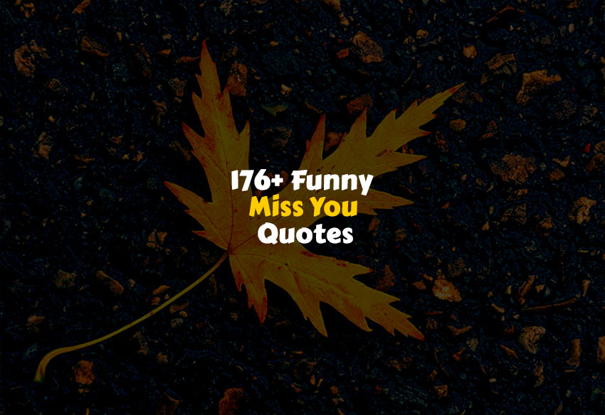 Funny Miss You Quotes