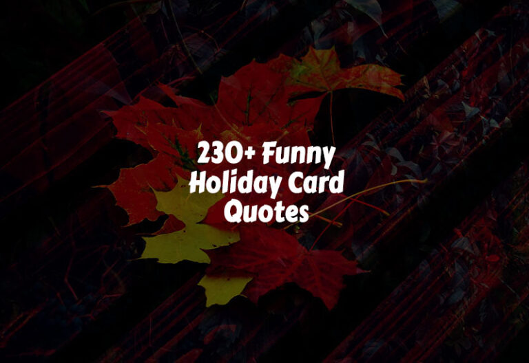 Funny Holiday Card Quotes