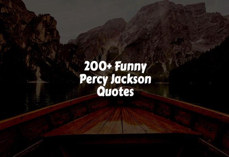 Funny Percy Jackson Quotes