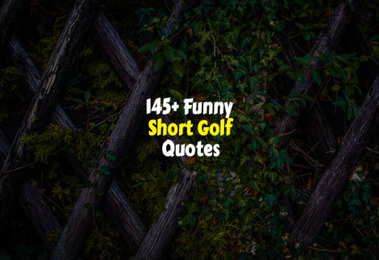 Funny Short Golf Quotes