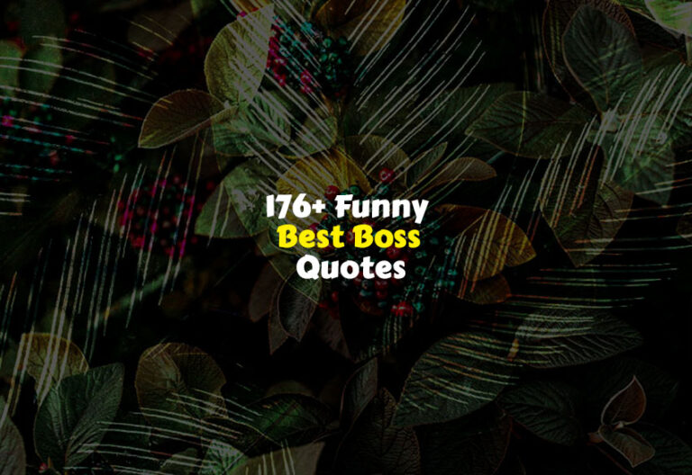 Funny Best Boss Quotes