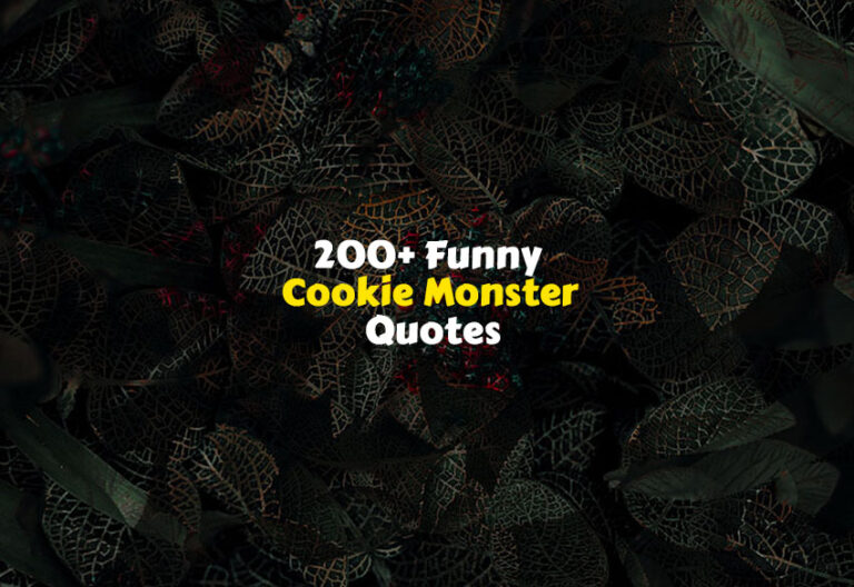 Funny Cookie Monster Quotes